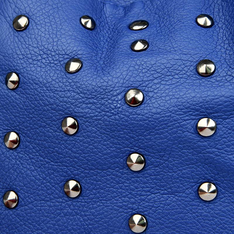 Женский рюкзак из мягкой кожи, рюкзак с заклепками, дорожный рюкзак