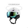 Skiing Helmet Snow Ski Adjustable Warm Protectived Glasses Impact Resistance Shockproof Ear