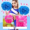 Rainbow Matte Pom Poms Colorful Hand Flowers Cheer Props Sports Meeting Accessories Aerobics Dance Ornaments Vivid Stage Tools