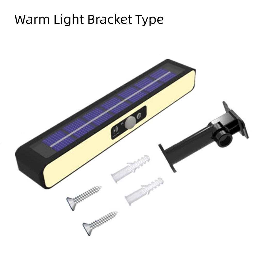 3 Light Modes Outdoor Courtyard Lamp Human Body Sensing LED Solar Light Solar Clip Light  Garden
