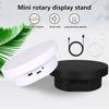 White/Black Automatic Rotation Display Table Motorized Jewelry Show Holder  Jewelry Display