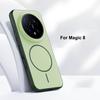 Чехол для Honor Magic 8 и Magic 8 Pro Magsafe Матовый Поверхность "Кожа младенца" Анти-отпечатки пальцев Прочный Гибридный Чехол