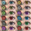 Colored Contact Lenses Halloween Vampire Red Lenses Anime Cosplay Beauty Pink Blue Colored Lenses 1 Pair