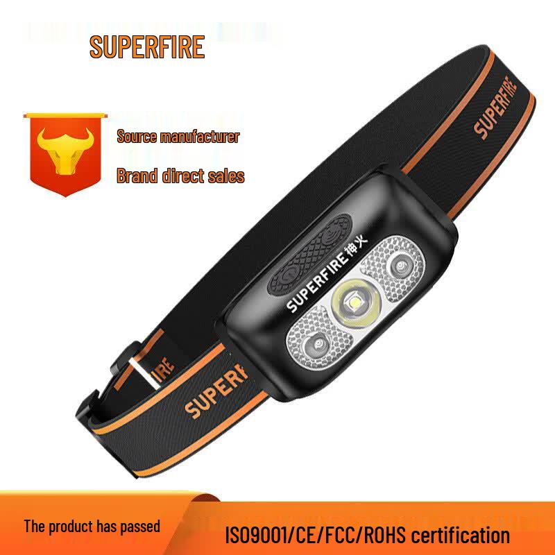 SupFire Светодиодный перезаряжаемый налобный фонарь HL05-E