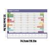 Годовой настенный календарь Месячный настенный календарь 2026 Многоразовый планировщик Органайзер для расписания для работы Семьи Детей Общежития Рабочего стола Класса