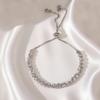 New Geometry Bead Drawstring Adjustable Bracelet Trendy Fashion Simple Temperment Versatile Transfer Bead Jewelry Gift