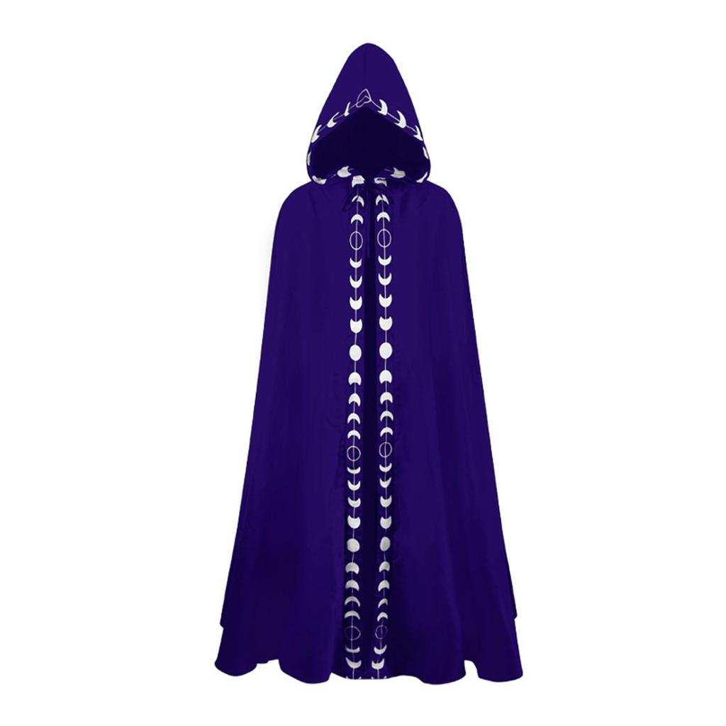 Женский плащ с капюшоном, однотонный плащ с атмосферой, костюм для косплея, куртка