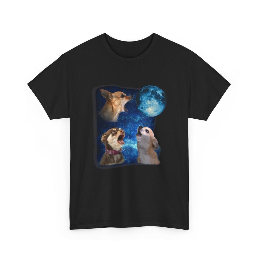 Chihuahua Dog with Moon Shirt Three Chihuahuas Animal Dog Lover Women Men Shirt
