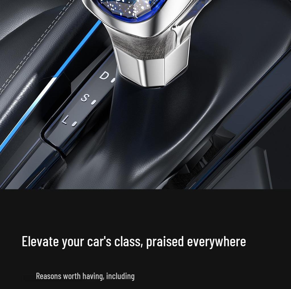 Хрустальная ручка переключения передач Toyota & Honda со светом - Рычаг автоматической коробки передач.