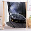 Blanket Car Locomotive Flannel Blanket Digital Printing Nap Blanket