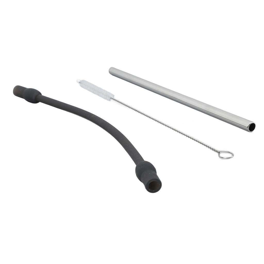 Сменная трубка для кофемашины из нержавеющей стали, силиконовый молочный шланг с чистящей щеткой для кофе