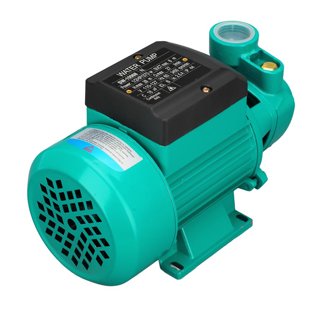 Водяной насос повышения давления самовсасывающий электрический с алюминиевым рабочим колесом QB60