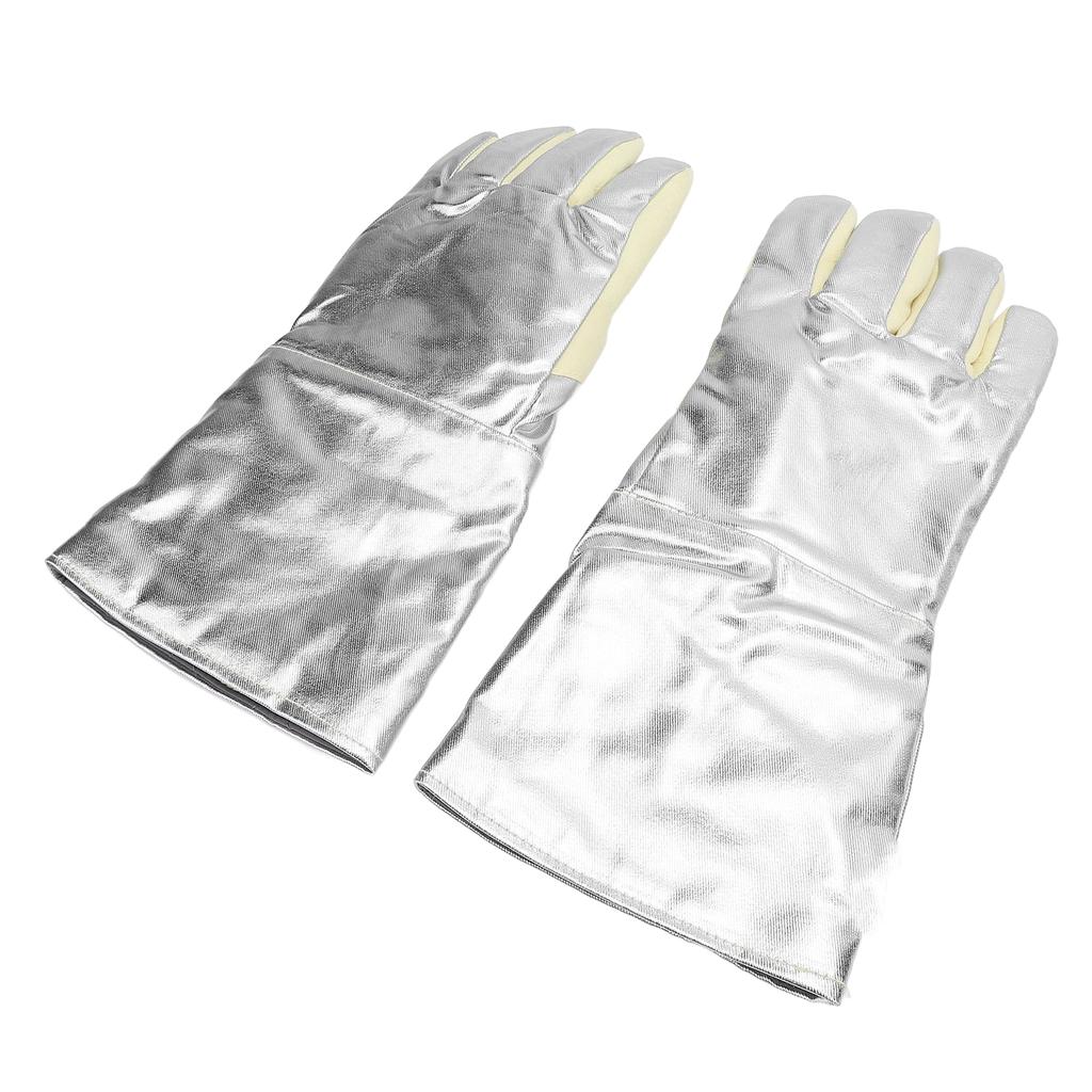 Перчатки термостойкие 500℃ противоожоговые износостойкие перчатки с усиленным большим пальцем для сталелитейных заводов Fo