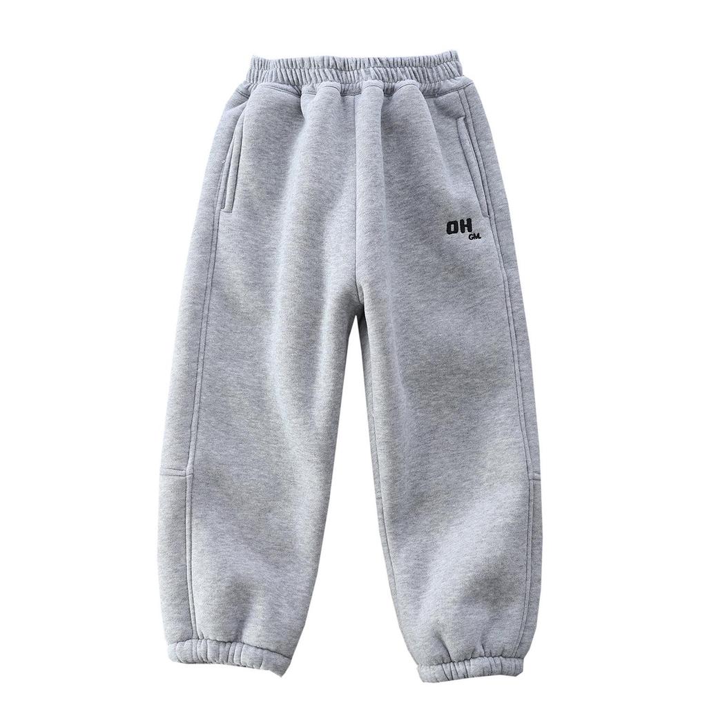2025 Kids' Winter Fleece Joggers: Thick, Stylish Sweatpants for Boys