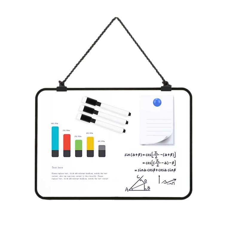 Двусторонняя магнитная доска для мела и белой поверхности для детского рисования и сообщений в домашнем офисе