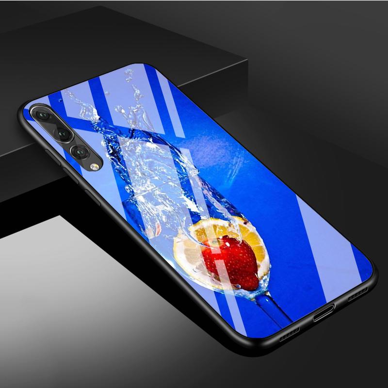 Чехол для телефона из закаленного стекла для Huawei P20 P30 P40 P40 Lite Pro Psmart Mate 20 30 Cover Shell