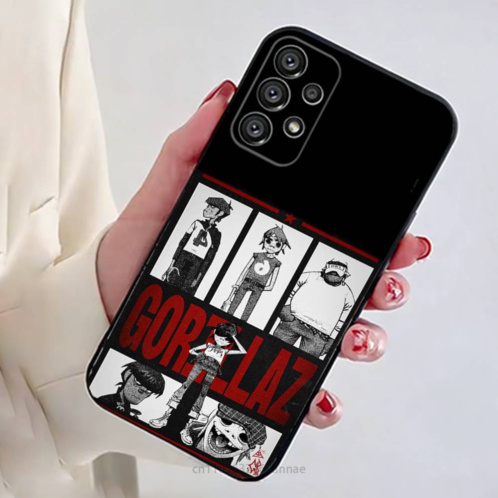 Чехол для телефона с изображением мультяшной рок-группы G-Gorillaz для Samsung Galaxy A54,34,24,73,53,52,52S,04S,04E,A72