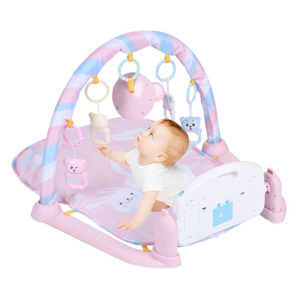 BE Многофункциональный детский игровой коврик для малышей, тренажерный зал, игрушка, напольное одеяло для ползания, ковер