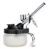 Airbrush Washing Tool Set Clean Pot Air Brush Pen Holder Paint Cleaning Jar Bottle Needle Nozzle Bristles Brushs Sponge