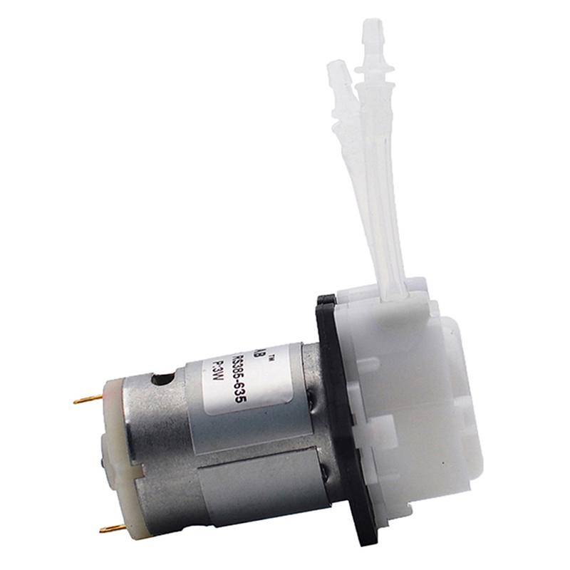Dc Micro Самовсасывающий Бесшумный Перистальтический Жидкостный Насос Для Лабораторного Дозирования Аналитический