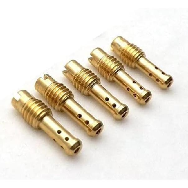 10x Motorcycle Pilot Jet 8 Bleed Holes for MIKUNI VM/TM/TMX VM22/210 AX100 EN GN TZR TM TMS Carburetor 15-37.5