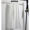 Dimanaf 2025 Summer Plus Size Pants High Waist New Wide-leg Pants Women Fashion Loose Pleated Vintage Pants