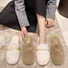 Хлопковые тапочки женские осень зима 2024 новая теплая обувь домашние тапочки модная верхняя одежда женская обувь на плоской подошве Zapatos De Mujer