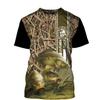 Летняя рыбалка с 3D принтом, крутая мужская футболка с рыбой