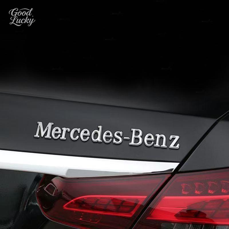 WAK3 Car 3D Emblem Letters Car Trunk Sticker Decoration Stickers For Mercedes Benz AMG GLE GLS CLA CLE GLC CLS GLA W223 W213 W206
