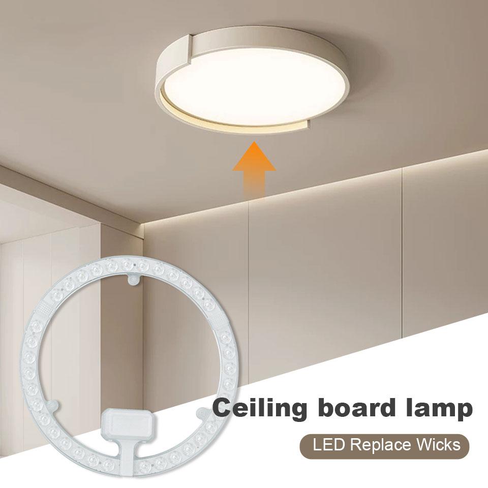 Светодиодная кольцевая панель, круговой светильник 36 Вт, 24 Вт, 18 Вт, 12 Вт SMD2835, светодиодная круглая потолочная лампа переменного тока, 220 В, светодиодная замена энергосберегающих фитилей