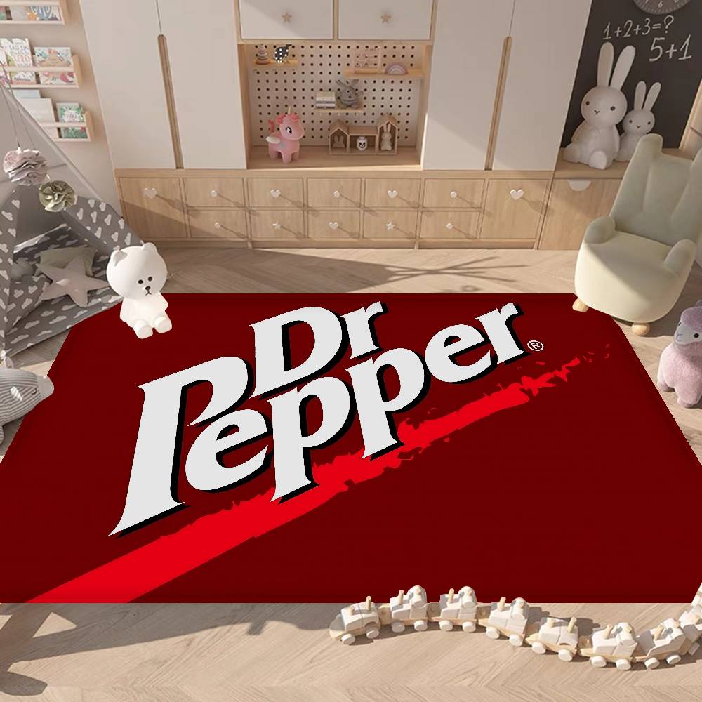 D-Dr Peppers Logo Floor Mat Rectangle Anti-slip Home Soft Badmat Front Door Indoor Outdoor Mat Welcome Doormat