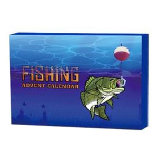 Рыболовные приманки Адвент-календарь 24-дневный календарь обратного отсчета до Рождества Рыболовные сюрпризы Адвент-календарь