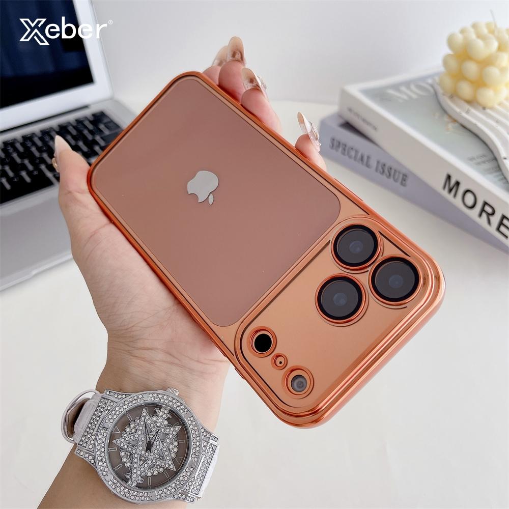 TPU Plating Translucent Soft Case For iPhone 17 16 15 14 13 12 11 Pro Max Plus Air Lens Film Protective Shockproof Cover