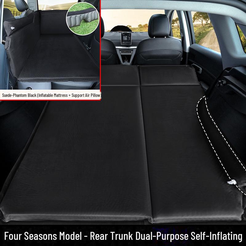 Универсальный автомобильный надувной матрас для багажника - дорожный спальный коврик