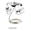 Candle Holder 1PCS Carousel Romantic Girly Heart Horse Lamp Scented Candle Vessel Blood Home Decoration