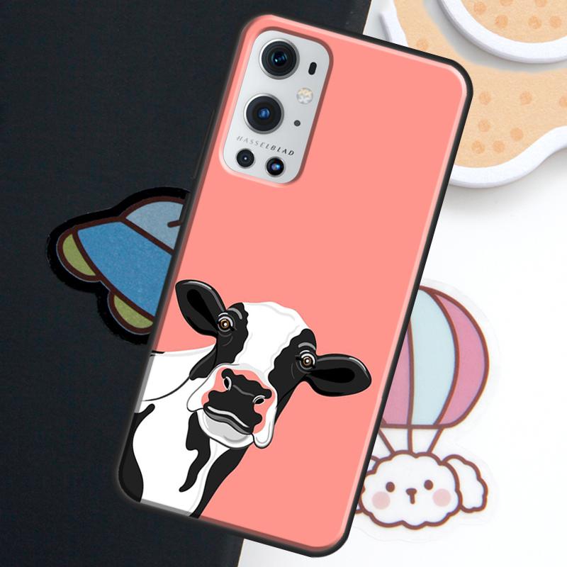 Cute Cartoon Cow For Realme 15 10 11 12 13 14 Pro Plus C65 C71 C75 C55 C63 C61 C53 C67 C35 GT6 GT7 Pro Case