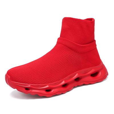 Носки для женщин сетчатые дышащие кроссовки на платформе женские повседневные спортивные туфли без застежек