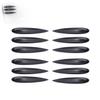 Coehaopike 12pcs Car Universal Clear Flow Aerodynamic Anti-Scratch Wind Noise Reduction Guard Door Edge