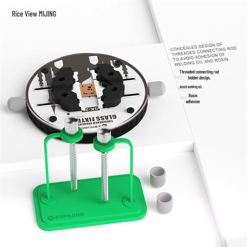 American Style Toughened Glass Mobile Repair Clamp for Microscope