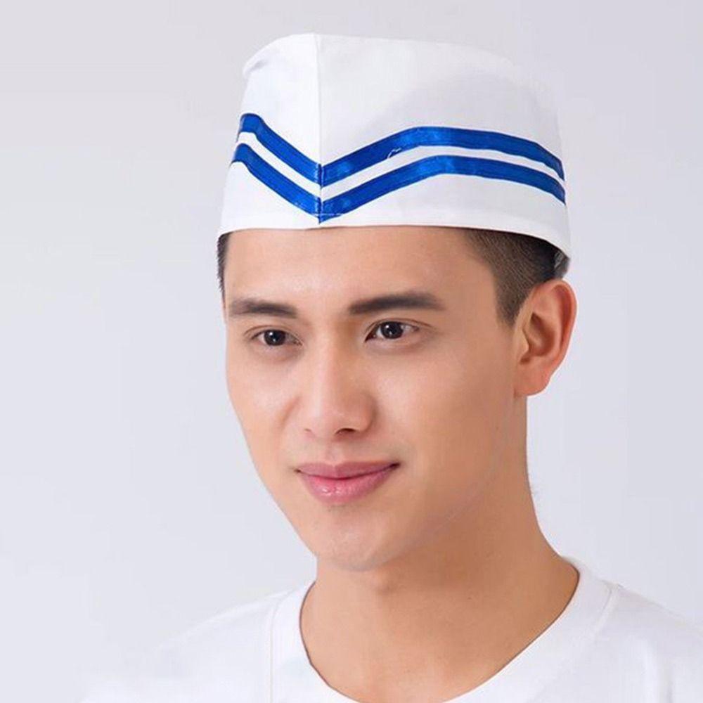 Дышащая шляпа-лодка Универсальные тканевые шапки Поварские шапки для походов Столовая