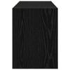 Stackable Shoe Rack Black Oak Effect 89.5 x 30 x 40 cm