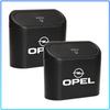 1Pcs Car Trash Can Storage Box Vehicle Garbage Dust Case Emblem For Opel Astra H G J Insignia Mokka Zafira Corsa Vectra B C D