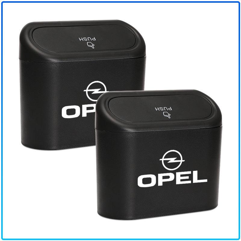 1Pcs Car Trash Can Storage Box Vehicle Garbage Dust Case Emblem For Opel Astra H G J Insignia Mokka Zafira Corsa Vectra B C D