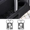 Car Styling Car Door Armrest Panel Carbon Fiber Decor Cover Stickers Trim For Mazda MX-5 MX5 NC 2009-2015 Interior Accessories