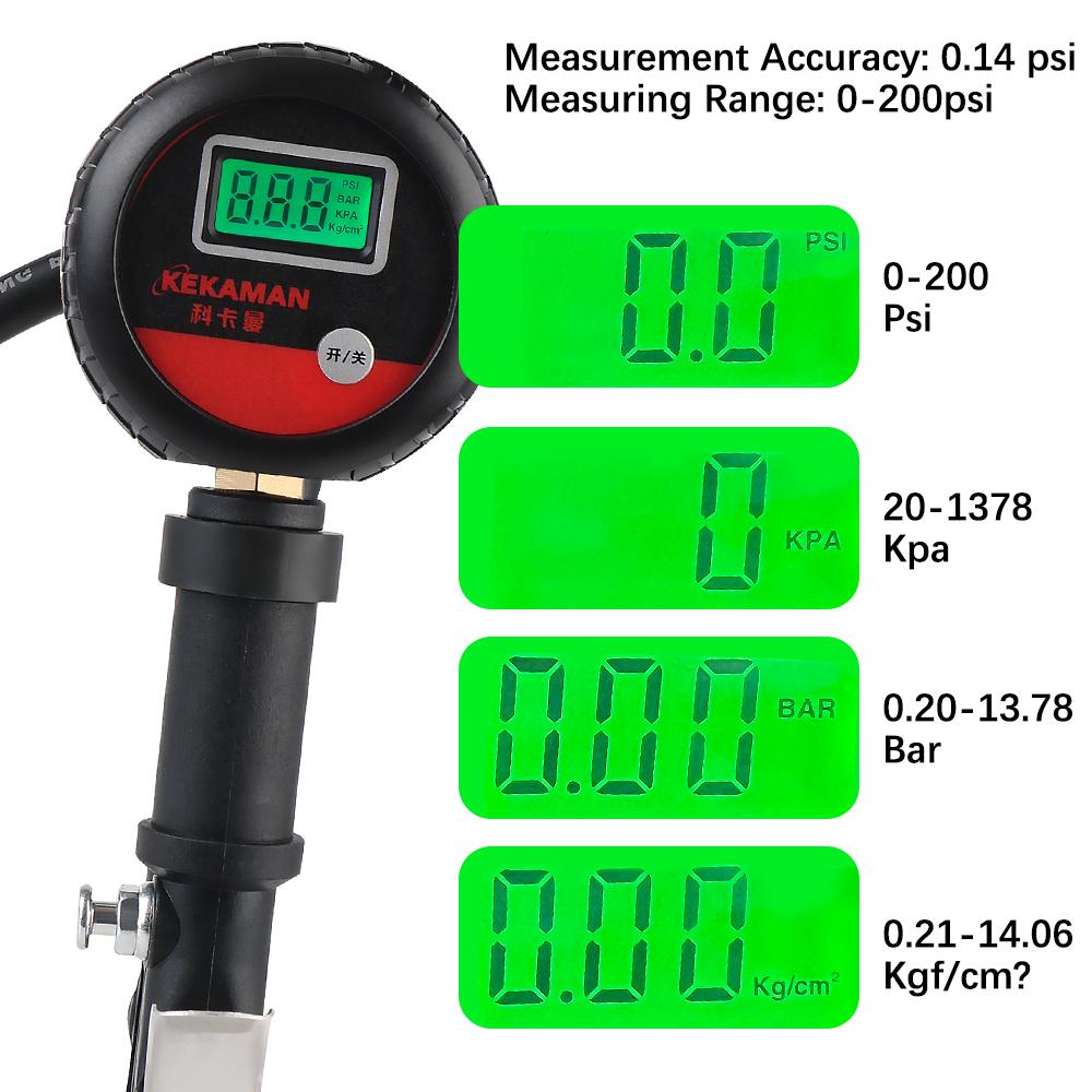 Автомобильный насос ремень манометр для автомобиля грузовик транспортное средство мотоцикл авто шинный манометр ЖК-цифровой шинный тестер высокоточная система монитора испытательные аксессуары