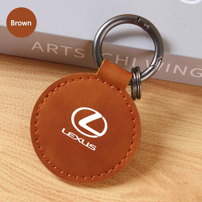 Leather Car Keychain Key Ring Pendant Lanyard Gift For Lexus IS250 IS300 RX330 RX350 GX200 GX300 LX470 LX570 Styling Accessories JM3