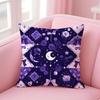 Colorful checkered pattern Cushion Cover Pillow Case Soft Skin Friendly Fabric Comfort  Concealed Zipper