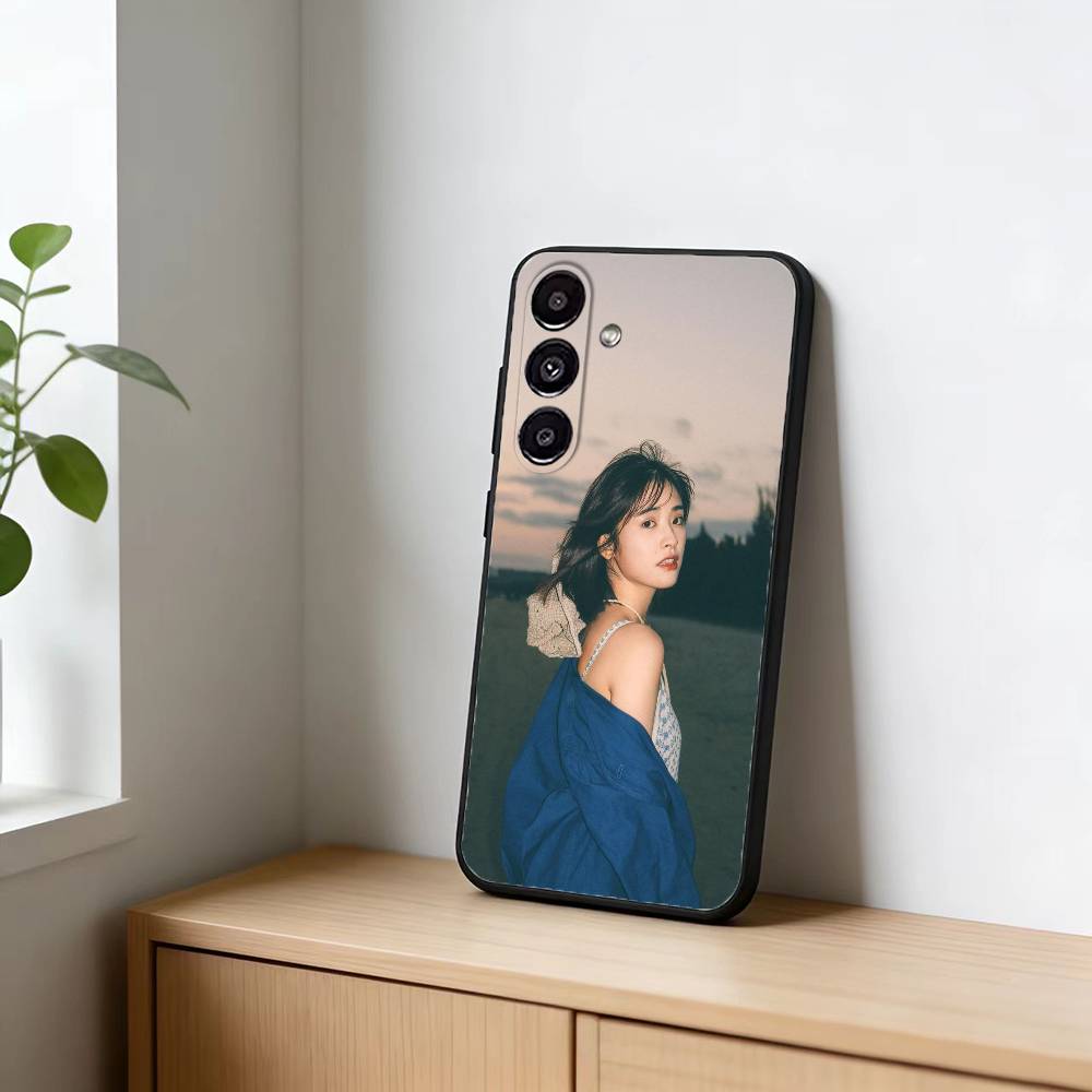 Chinese actress S-Shen Y-Yue Phone Case For Samsung Galaxy A91,80,73,72 ,71,53,52,32 ,31,22,21s,20,Soft Black Case