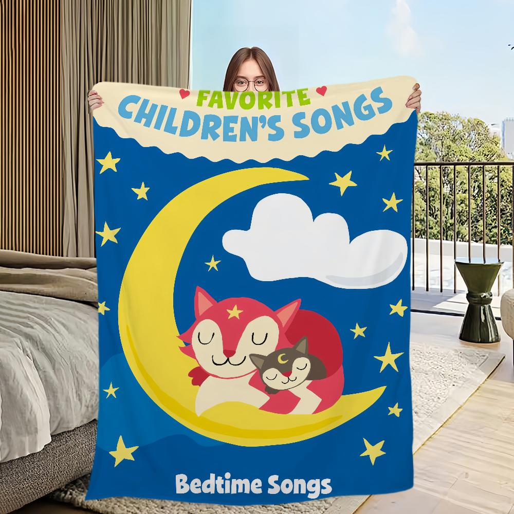 Песни на ночь Тони милые испанские колыбельные Фланелевый теплый комфорт мягкий плюшевый плед для дивана гостиной спальни путешествий подарок