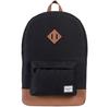 Рюкзак Herschel Heritage black/tan synthetic leather (10007-00055)